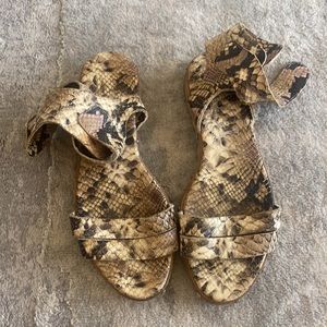SnakeSkin Sandals